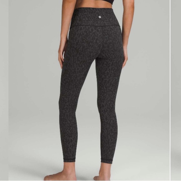 lululemon athletica Pants - Lululemon Wunder Under High-Rise Tight 25" *Full-On Luxtreme Leopard Deep Coal